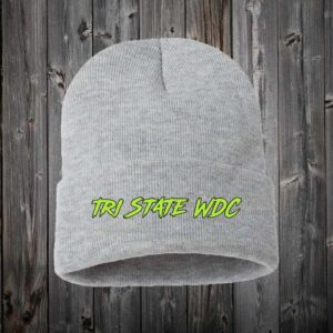 Tri State WDC - 12" Cuffed Beanie Hat - Gray